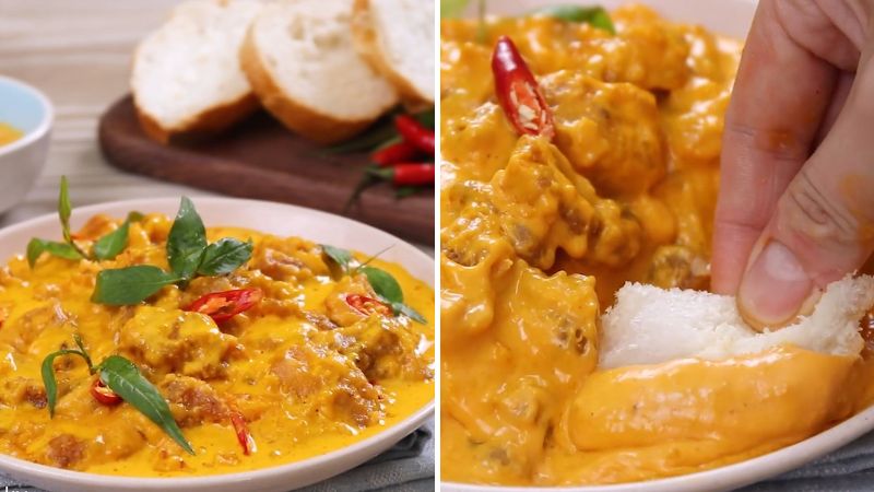 Sụn Gà Sốt Trứng Muối